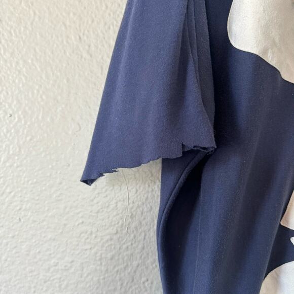 Vtg 80's Red Lipstick Western Fringe Lady T-Shirt Top US Made One Size - Picture 3 of 7